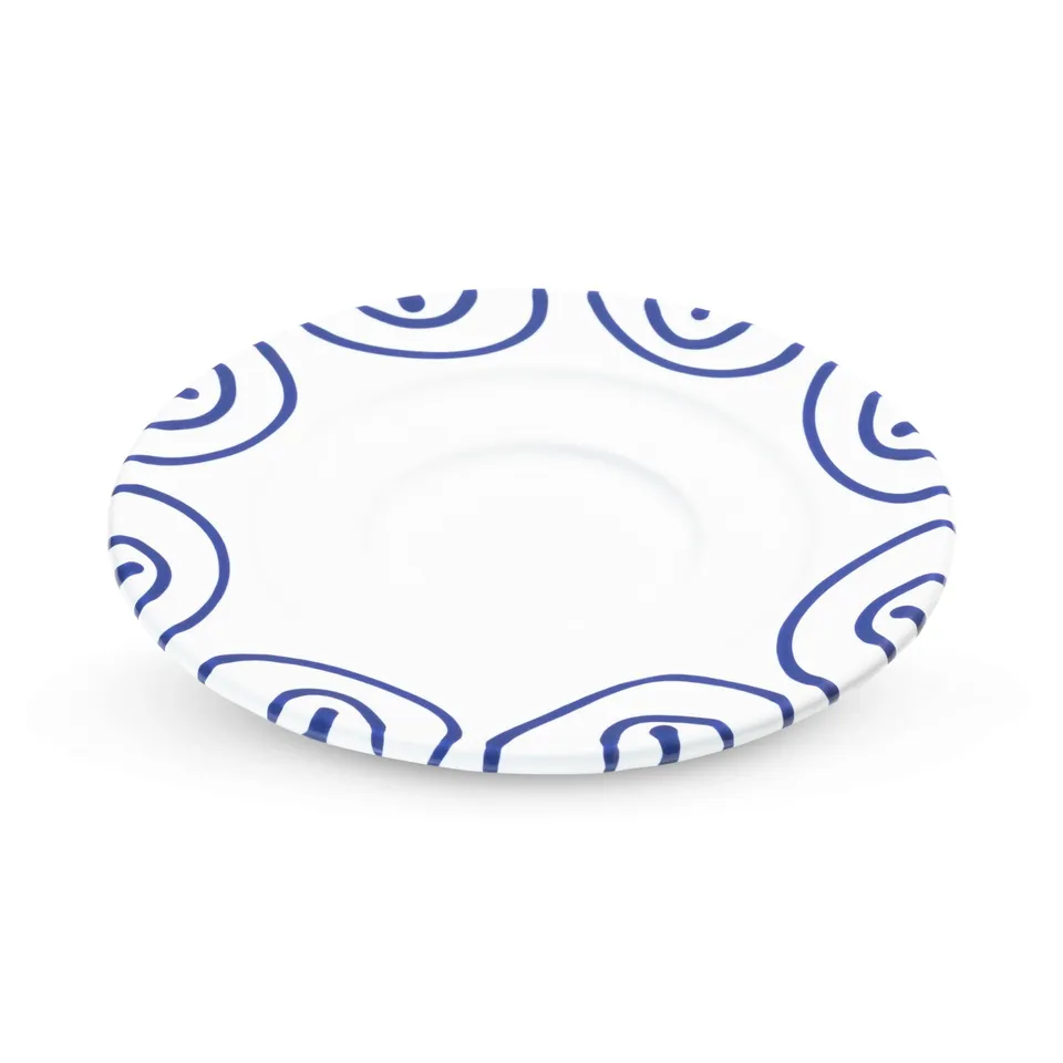 gmundner-keramik-dunkelblaugeflammt-unterteller-kaffee-gourmet-16-cm image 1