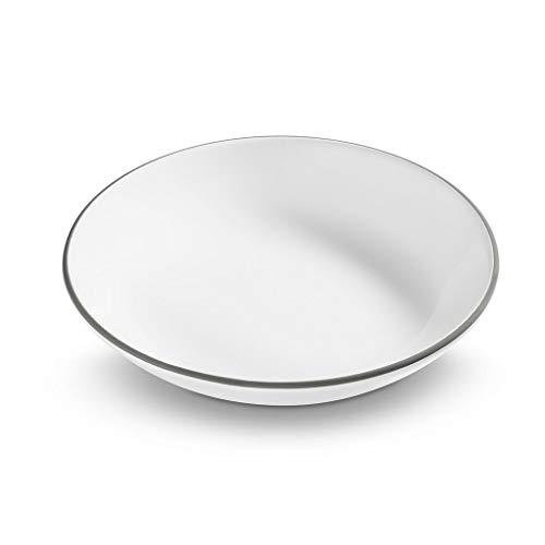 gmundner-keramik-suppenteller-grauer-rand-20-cm-handgemacht-in-sterreich image 4