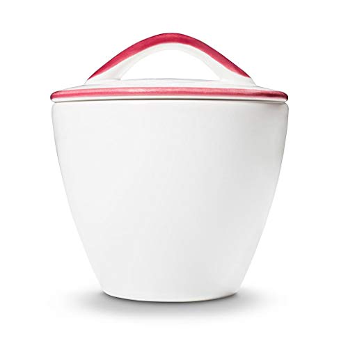 gmundner-keramik-zuckerdose-gourmet-9-cm-bordeauxroter-hirsch-handgemacht-in-ste image 6