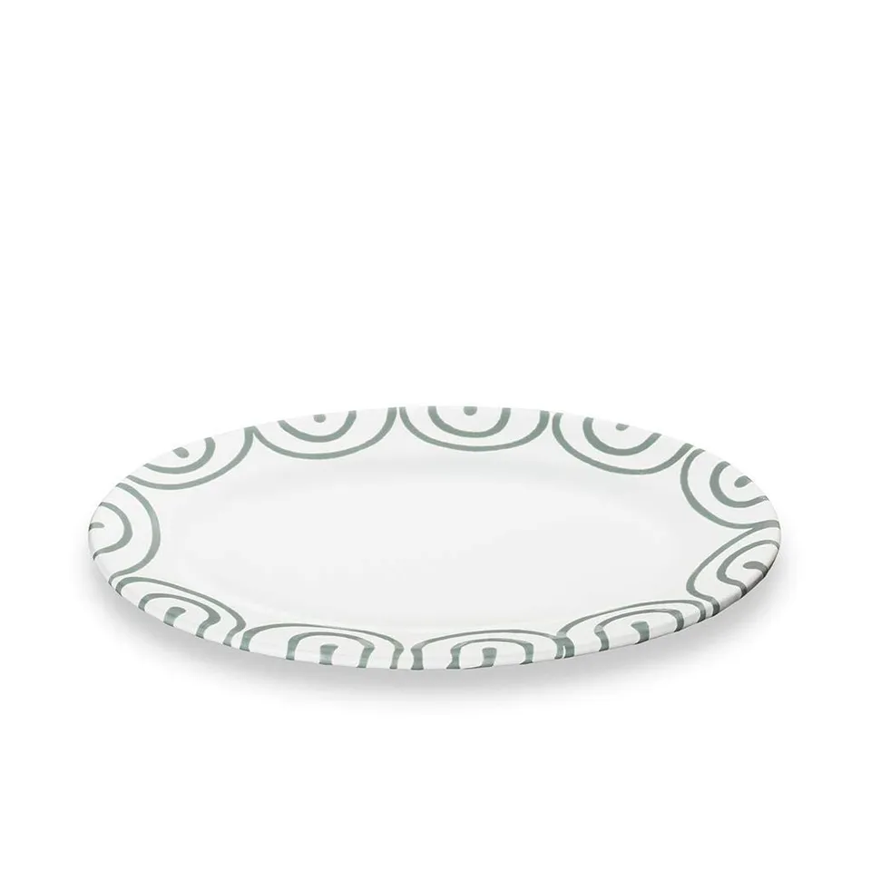 gmundner-keramik-platte-oval-gourmet-21-x-14-cm-graugeflammt image 1