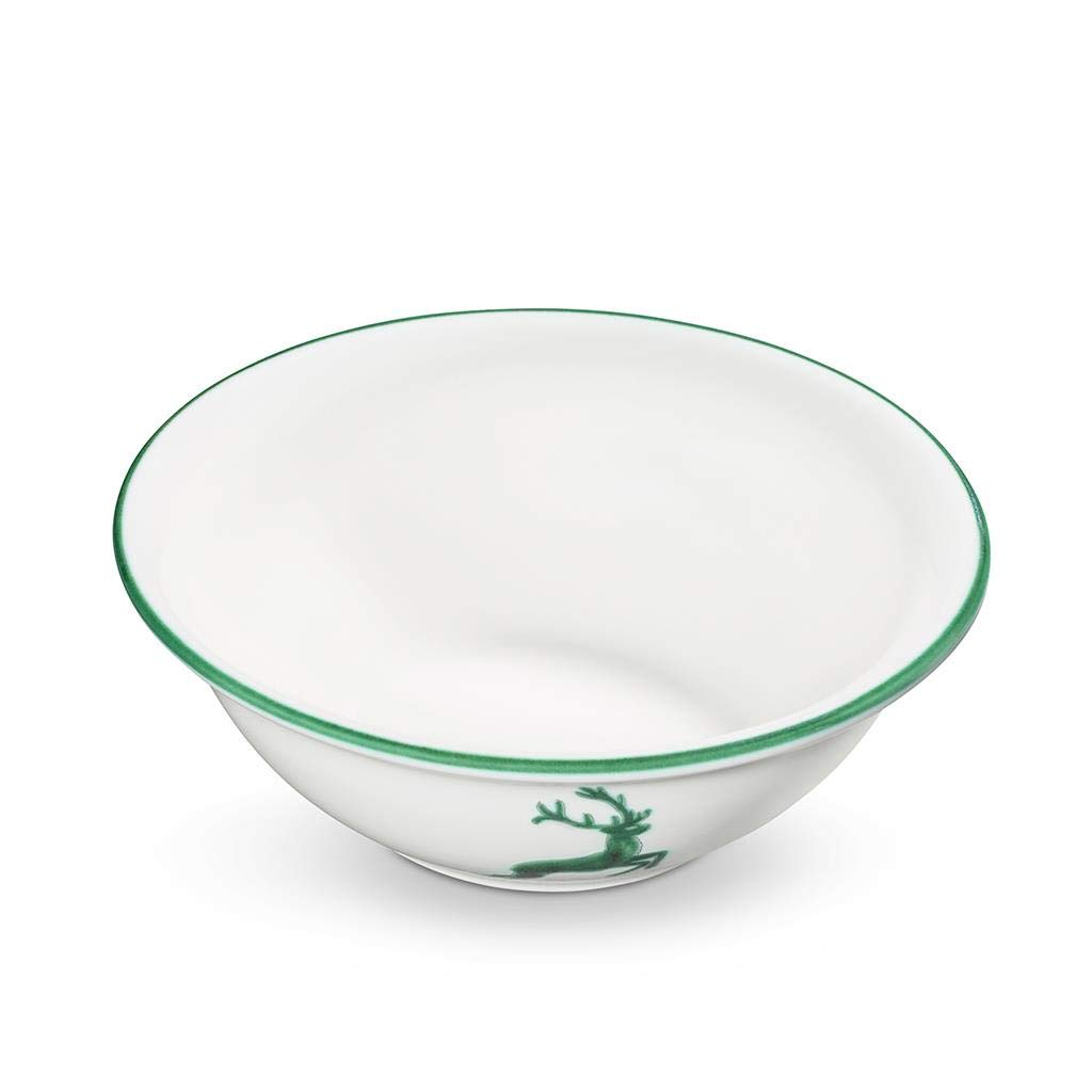 gmundner-keramik-salatsch-ssel-0-5-l-gr-ner-hirsch-handgemacht-in-sterreich image 1