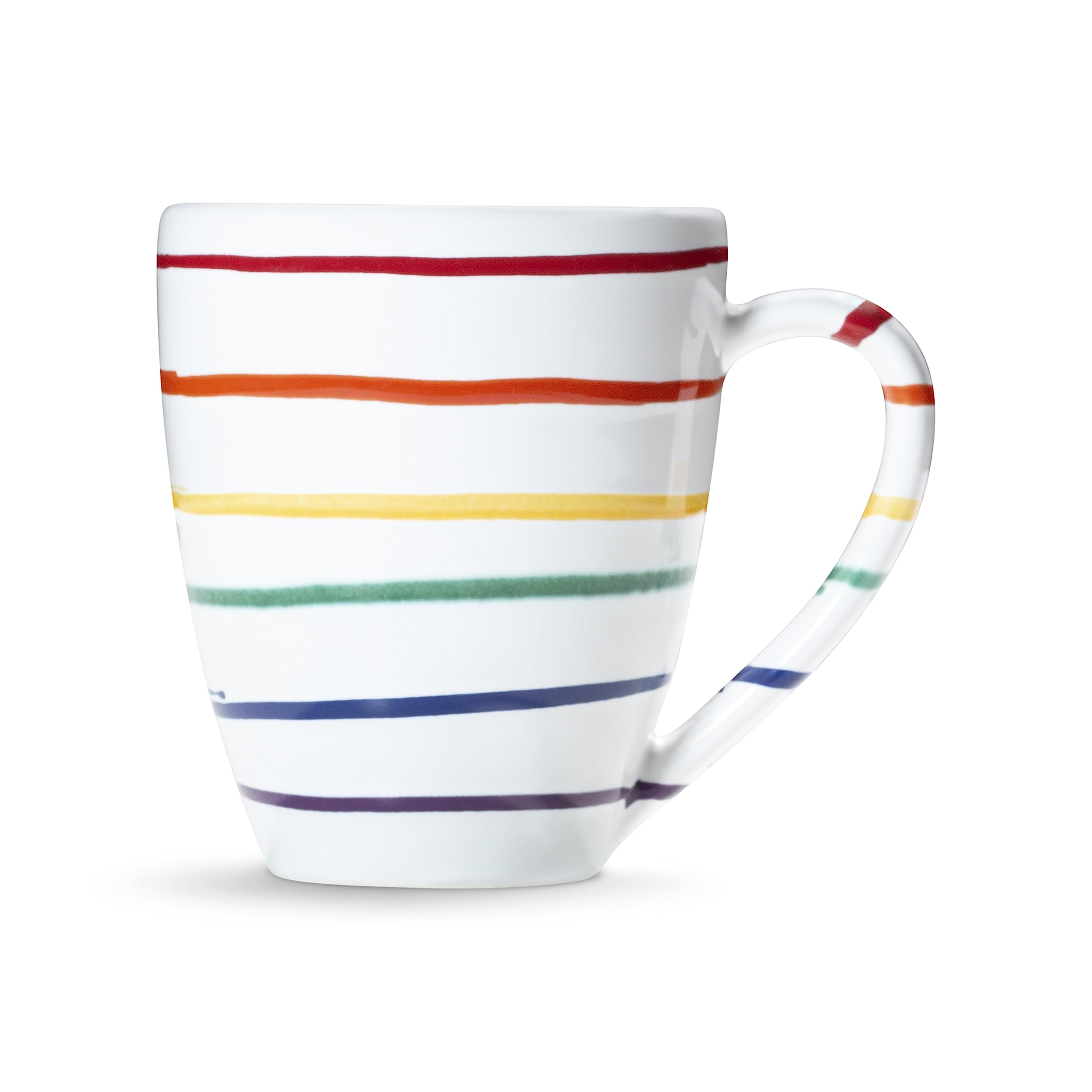 gmundner-keramik-fr3ehst3ecksbecher-max-regenbogen-geflammt-0-3-liter image 2