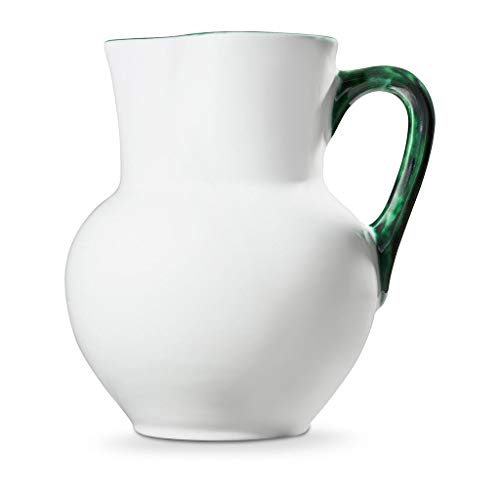 gmundner-keramik-krug-wiener-form-1-5-liter-gr-ner-rand-handgemacht-in-sterreich image 5