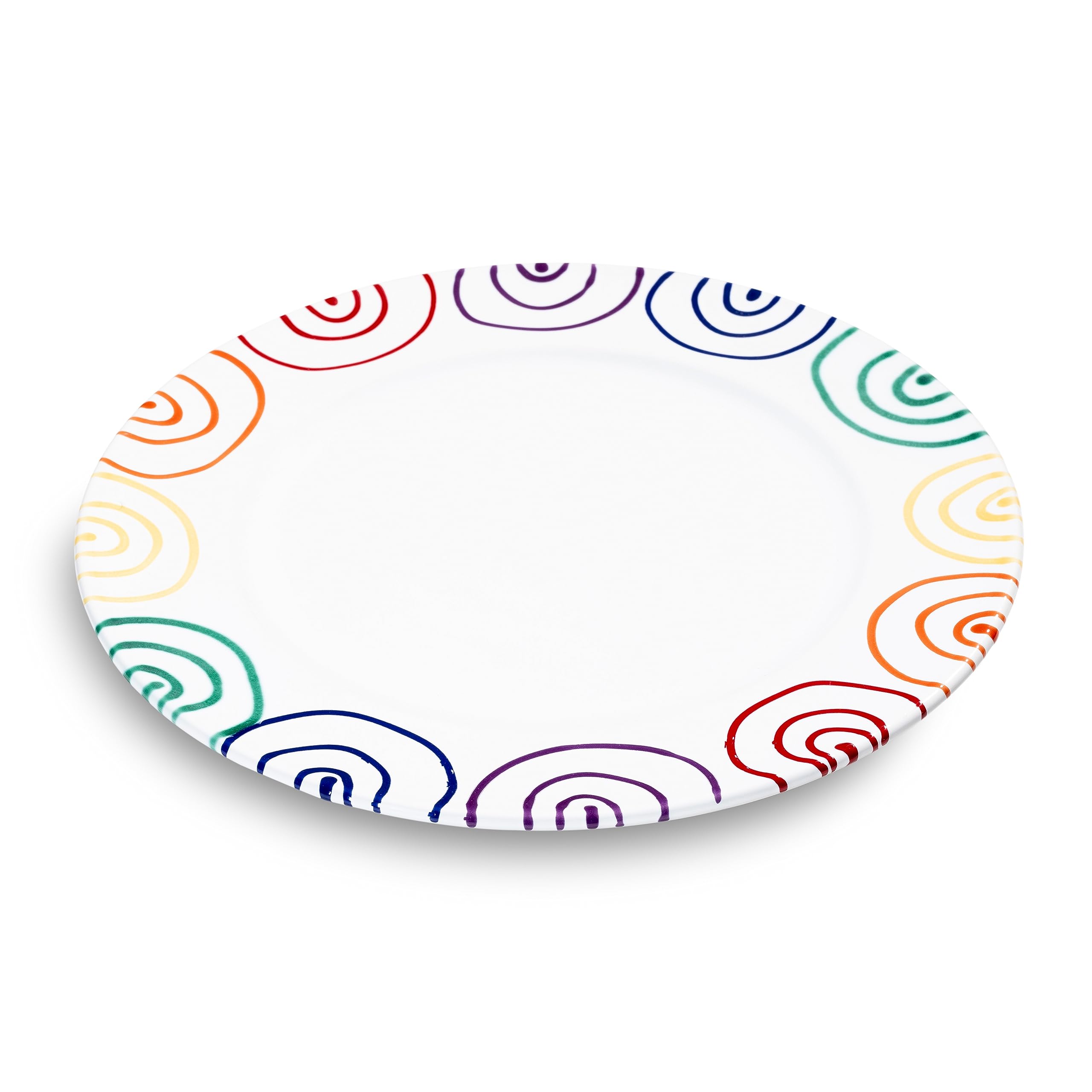 gmundner-keramik-speiseteller-gourmet-29-cm-regenbogen image 1