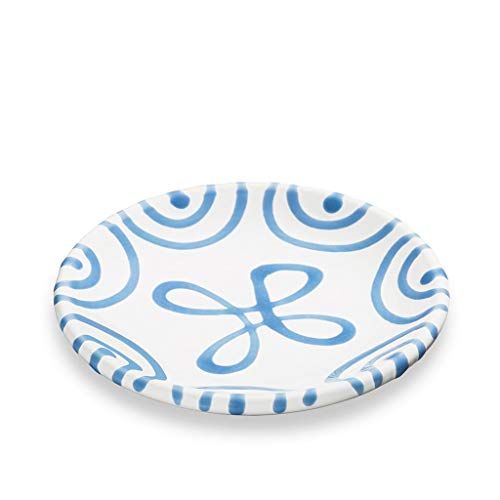 gmundner-keramik-unterteller-f-r-mokkatasse-11-cm-blaugeflammt-handgemachte-kera image 3