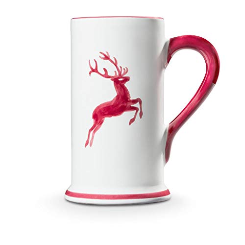 gmundner-keramik-bierkrug-bordeauxroter-hirsch-0-5-liter-handgemacht-in-sterreic image 5