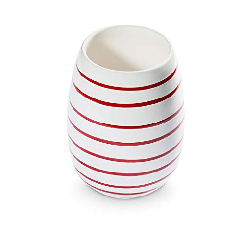 gmundner-keramik-rotgeflammt-vase-h-he-15-cm-durchmesser-8-cm image 3