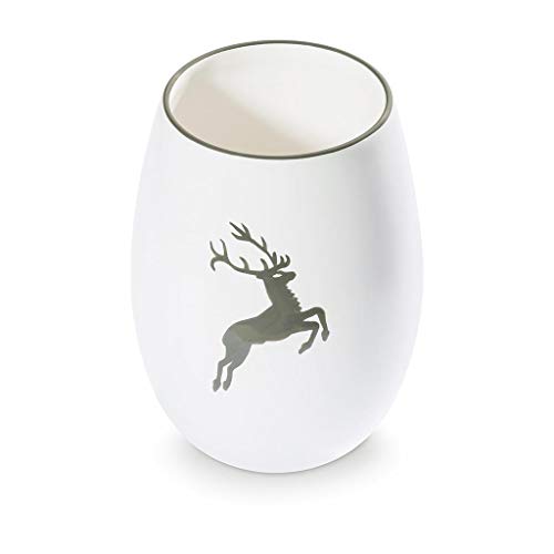 gmundner-keramik-vase-21-cm-grauer-hirsch image 3