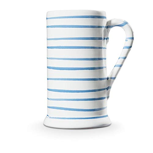 gmundner-keramik-bierkrug-blaugeflammt-0-3-liter image 4