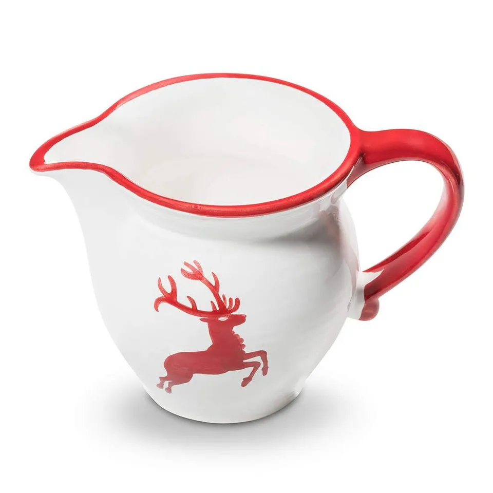gmundner-keramik-milchgie-er-glatt-rubinroter-hirsch-0-3-liter-handgemacht-in-st image 1