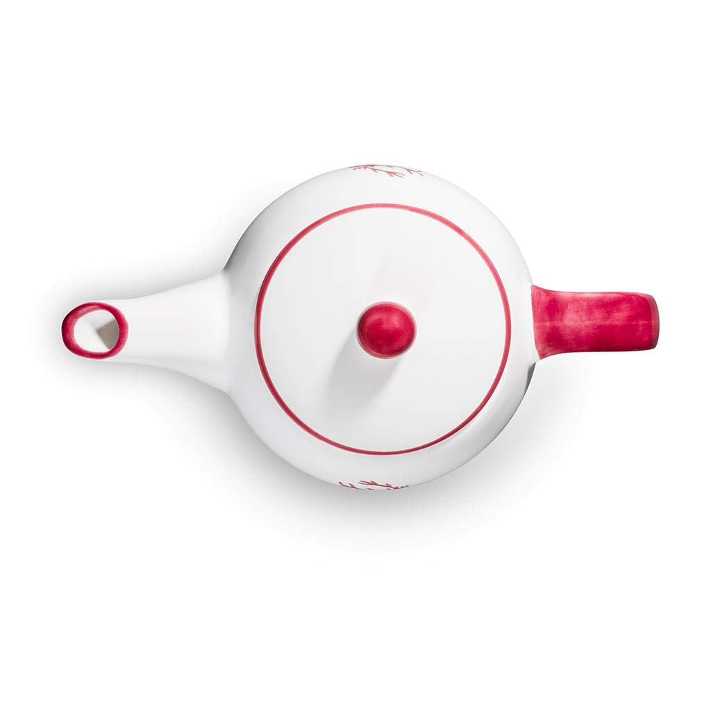 gmundner-keramik-bordeauxroter-hirsch-teekanne-glatt-0-5-liter image 3