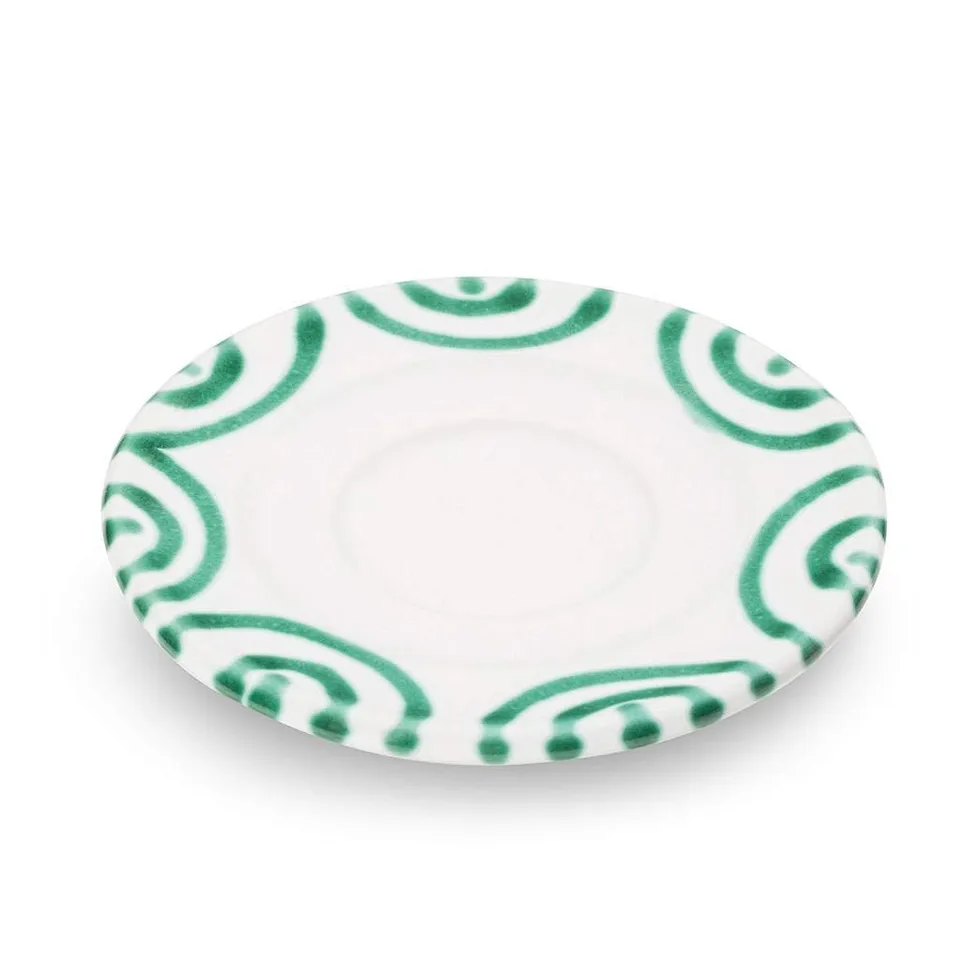 gmundner-keramik-unterteller-espresso-gourmet-gr-ngeflammt-11-cm image 1