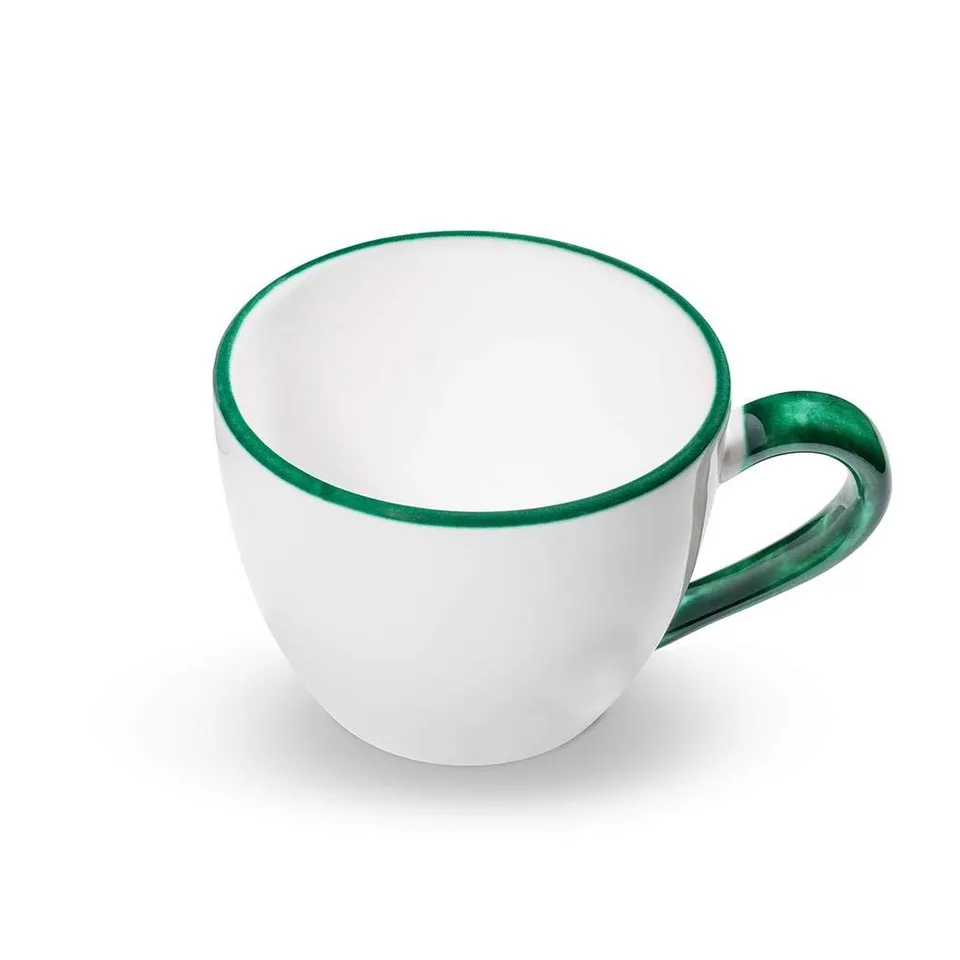 gmundner-keramik-teetasse-maxima-0-4-liter-gr-ner-rand-handgemacht-in-sterreich image 1