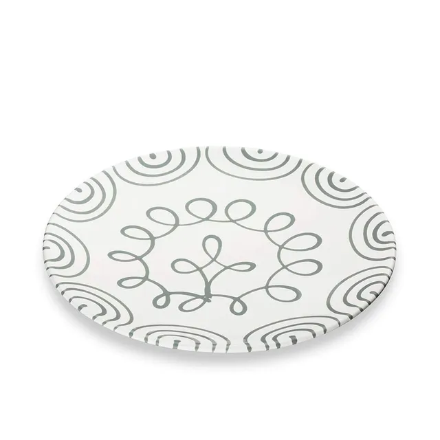 gmundner-keramik-graugeflammt-speiseteller-28-cm-handgemachte-keramik-aus-sterre image 1