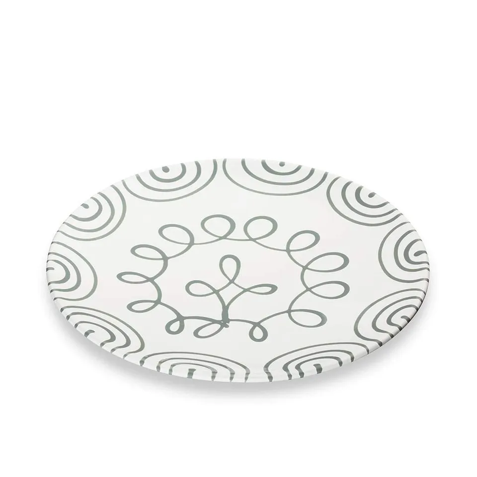 gmundner-keramik-graugeflammt-speiseteller-28-cm-handgemachte-keramik-aus-sterre image 1