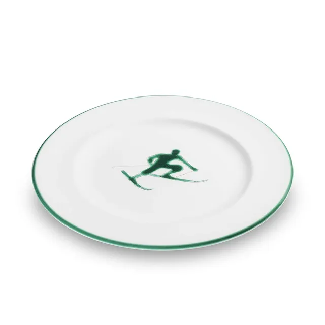 gmundner-keramik-dessertteller-gourmet-22-cm-gr-ner-toni image 1