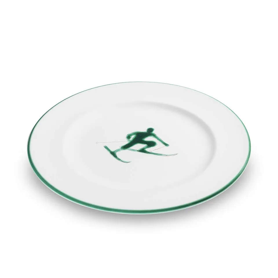 gmundner-keramik-dessertteller-gourmet-22-cm-gr-ner-toni image 1