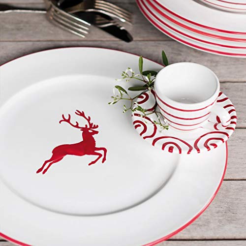 gmundner-keramik-unterteller-espresso-gourmet-11-cm-rotgeflammt image 6