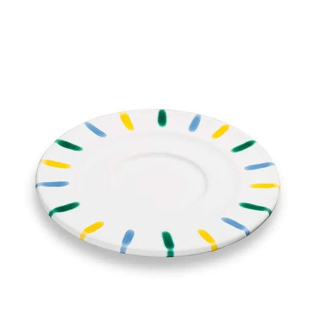 gmundner-keramik-unterteller-cappuccino-gourmet-14-cm-buntgeflammt-handgemacht-i image 1