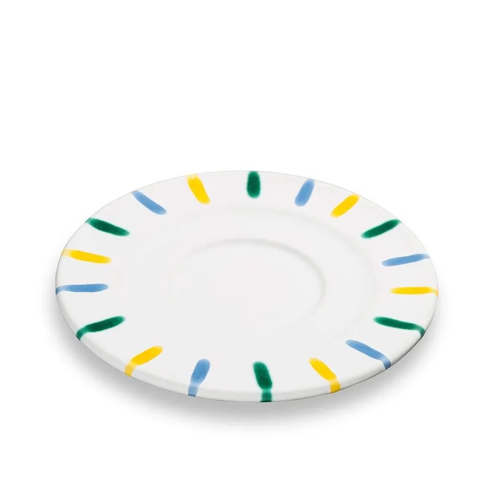 gmundner-keramik-unterteller-cappuccino-gourmet-14-cm-buntgeflammt-handgemacht-i image 1