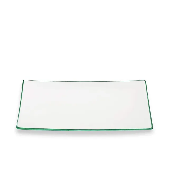 gmundner-keramik-platte-rechteckig-30-x-20-x-2-5-cm-gr-ner-rand-handgemacht-in-s image 1