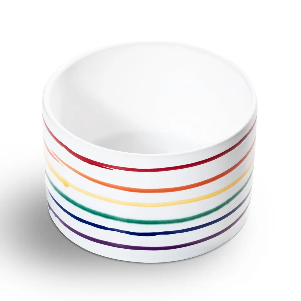 gmundner-keramik-regenbogen-vorratsdose-unterteil-9-cm-handgemacht-in-sterreich image 1
