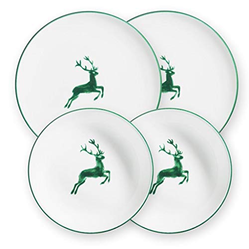 gmundner-keramik-gr-ner-hirsch-dinner-for-two-geschirrset-4-teilig-handgemacht-i image 3