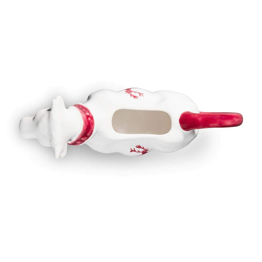 gmundner-keramik-milchkuh-0-16-liter-bordeauxroter-hirsch-milchgie-er-handgemach image 3
