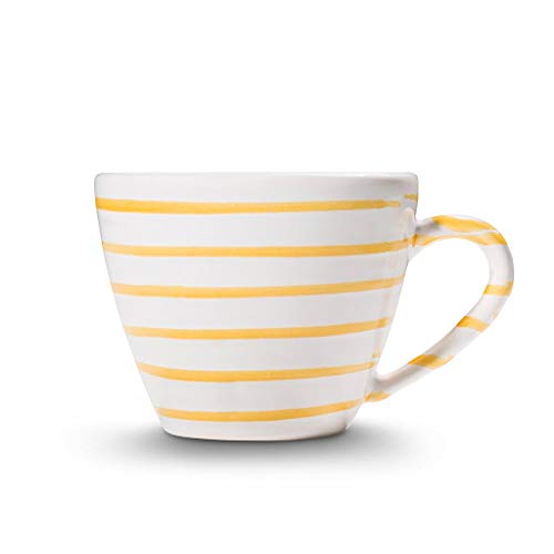 gmundner-keramik-kaffeetasse-gourmet-gelbgeflammt-0-2-liter-f-llmenge-handgemach image 4