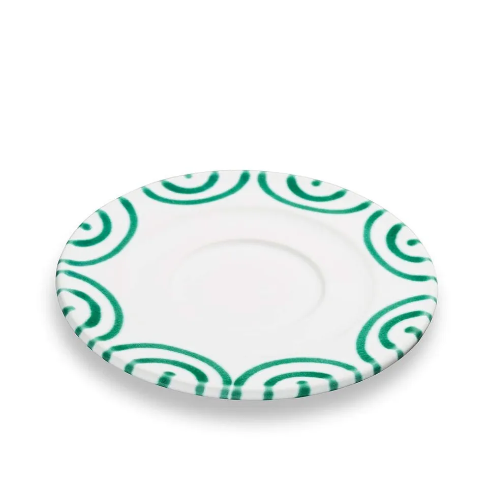 gmundner-keramik-unterteller-cappuccino-gourmet-14-cm-gr-ngeflammt-handgemacht-i image 1
