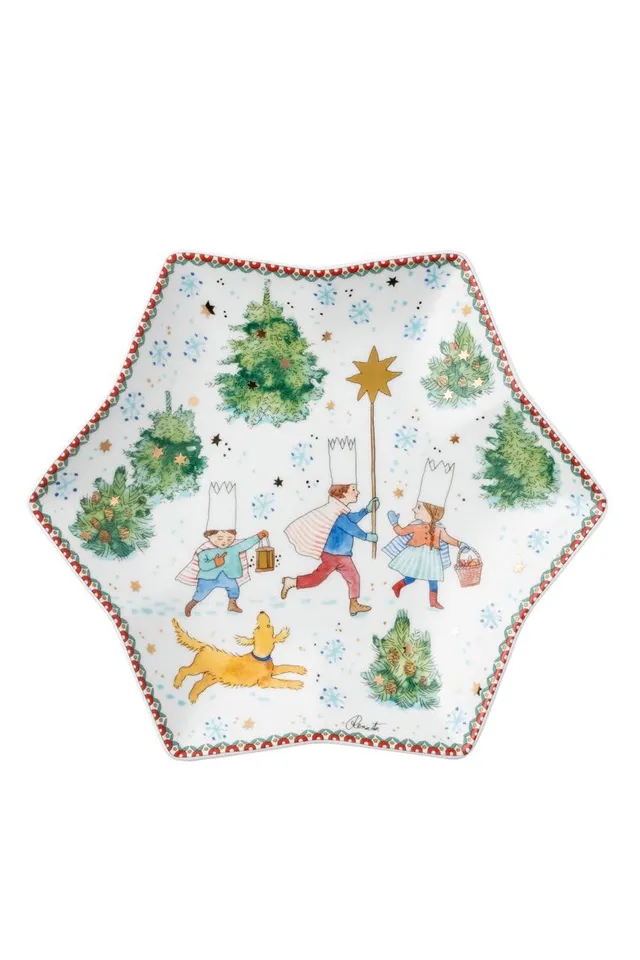 hutschenreuther-sammelkollektion-2025-weihnachtsspiele-sternschale-23-6-cm-rot-u image 1
