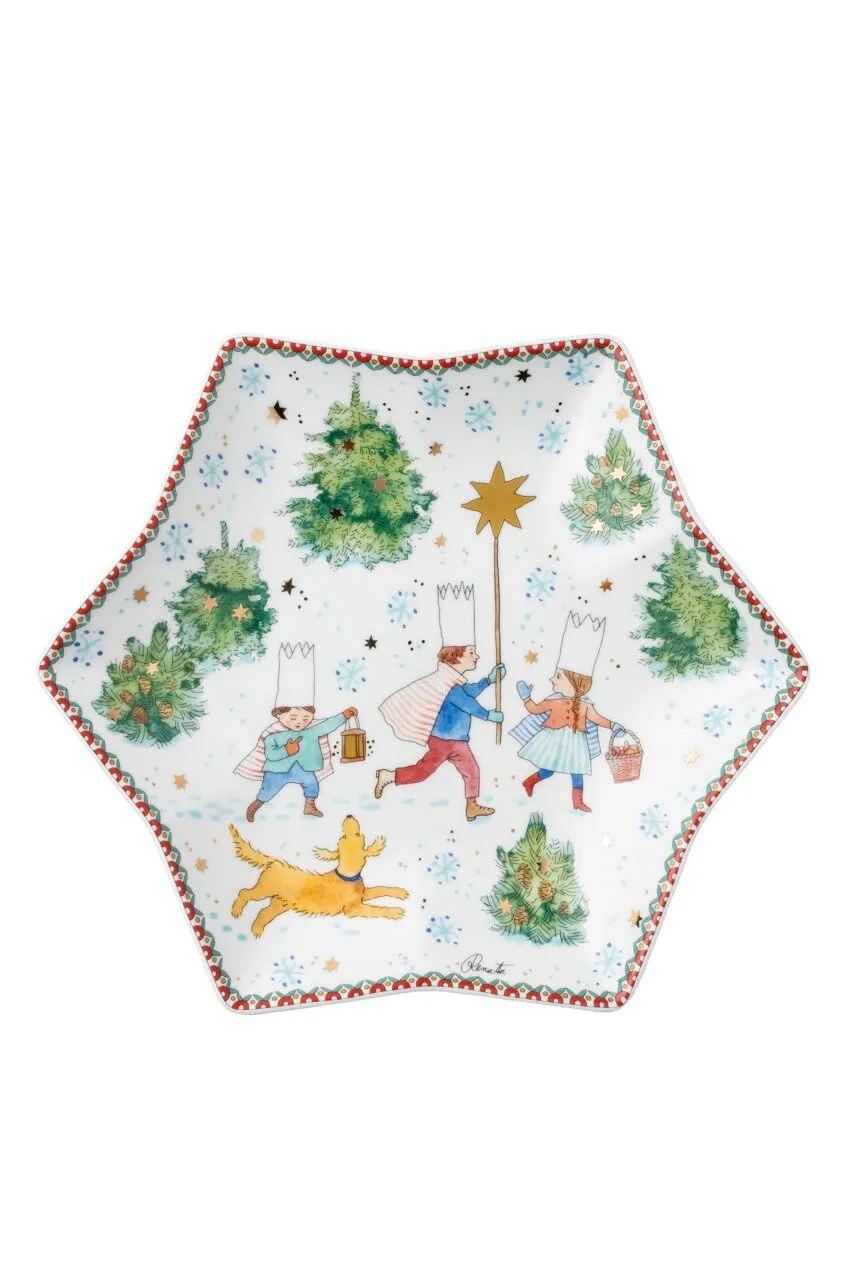 hutschenreuther-sammelkollektion-2025-weihnachtsspiele-sternschale-23-6-cm-rot-u image 1