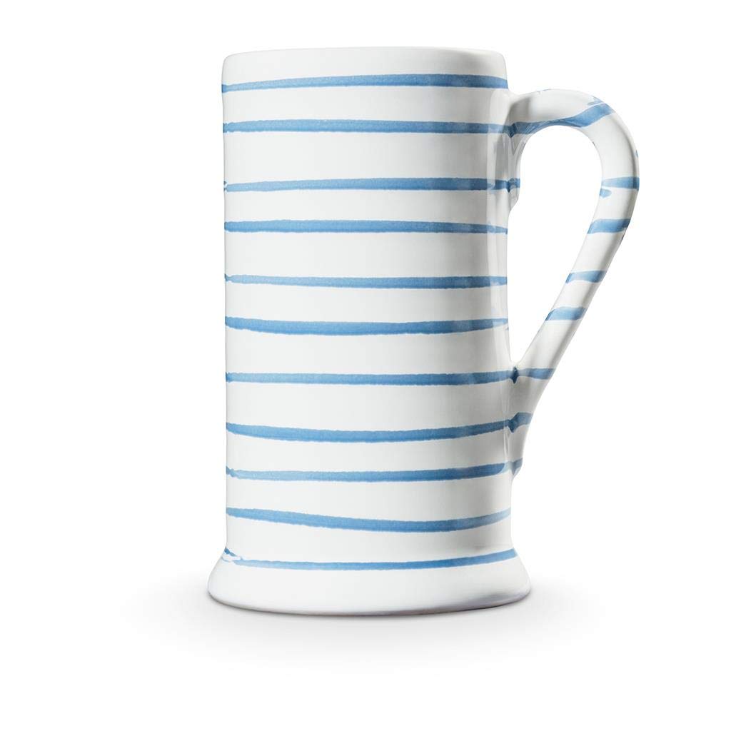 gmundner-keramik-bierkrug-blaugeflammt-0-3-liter image 2