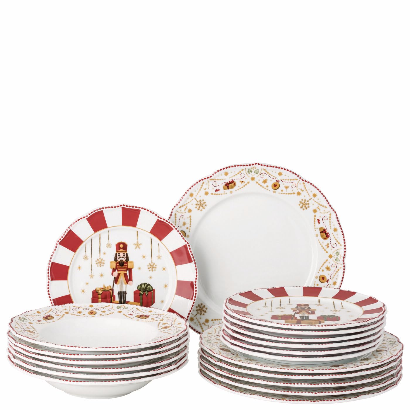 hutschenreuther-christmas-love-tellerset-18-teilig-porzellan-rot-f-r-6-personen image 3