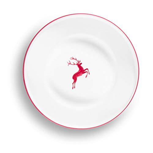 gmundner-keramik-reifsch-ssel-ohne-henkel-32-cm-bordeauxroter-hirsch image 5