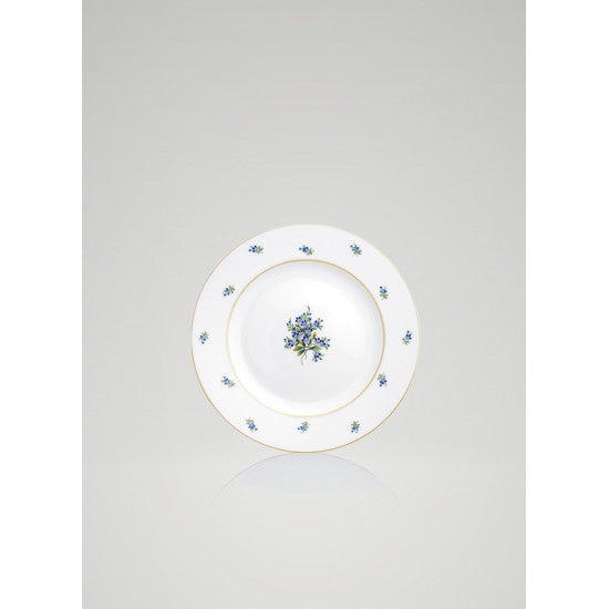 augarten-dessertteller-schubert-20-cm-wiener-porzellan-mit-vergissmeinnicht-deko image 4