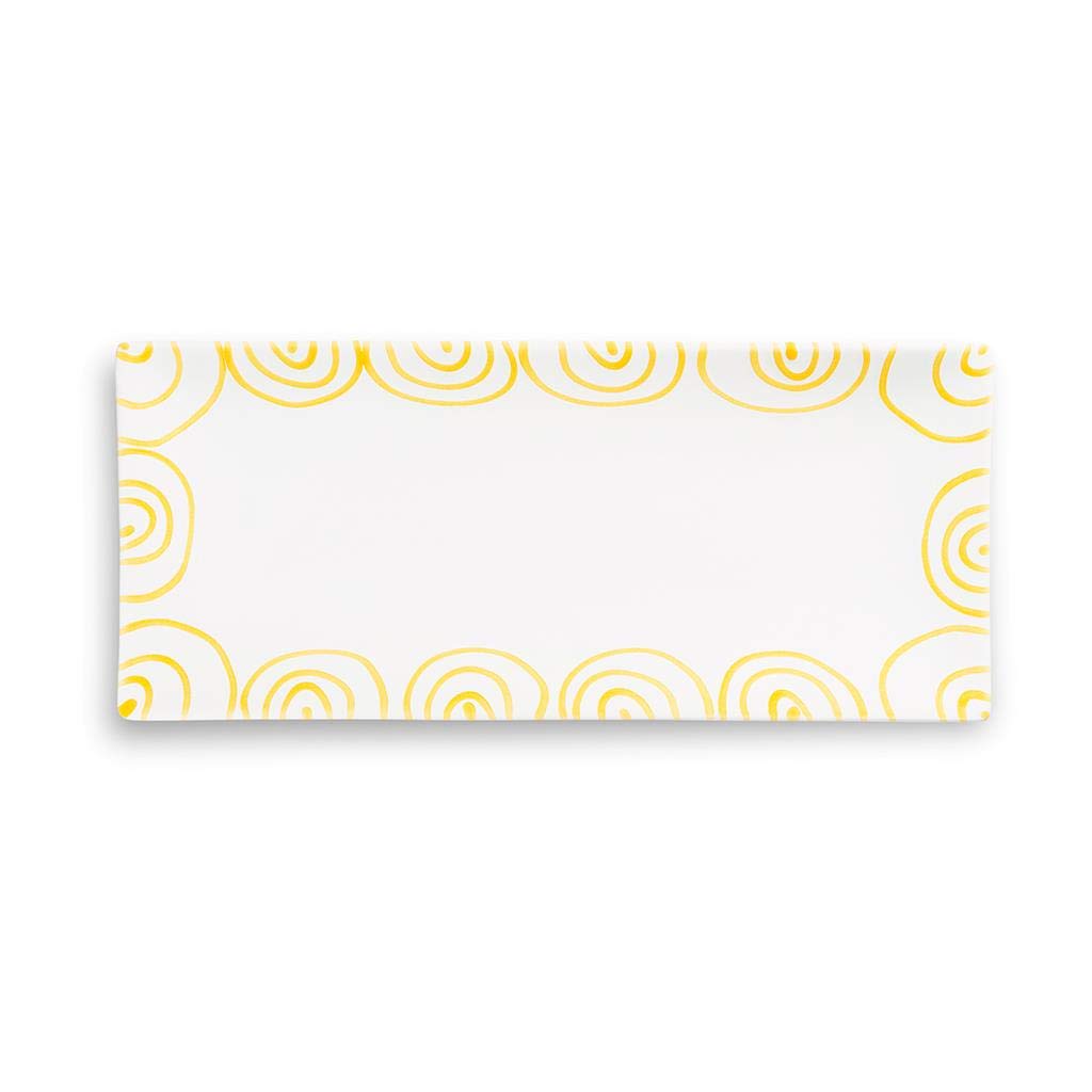 gmundner-keramik-platte-rechteckig-gelbgeflammt-36-x-15-cm-handgemacht-in-sterre image 2