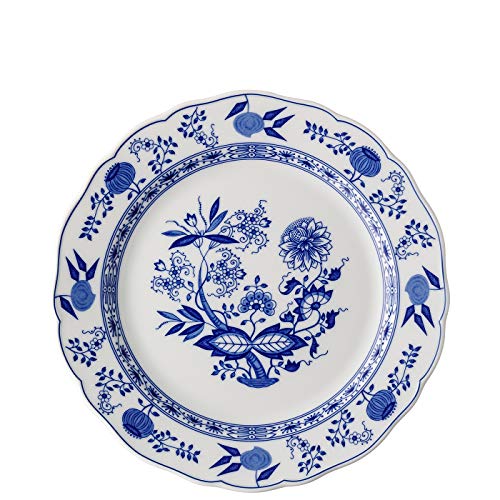 hutschenreuther-blau-zwiebelmuster-speiseteller-27-cm-mit-fahne image 2