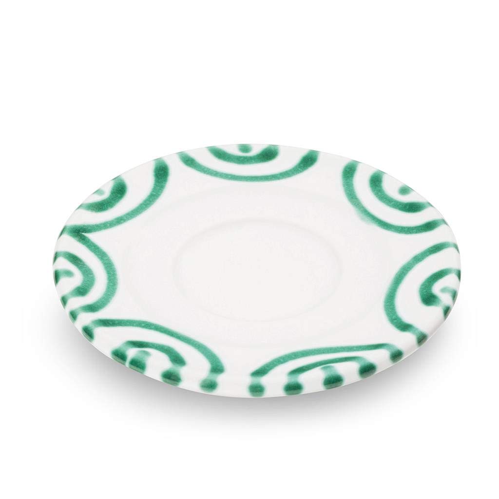 gmundner-keramik-unterteller-espresso-gourmet-gr-ngeflammt-11-cm image 1