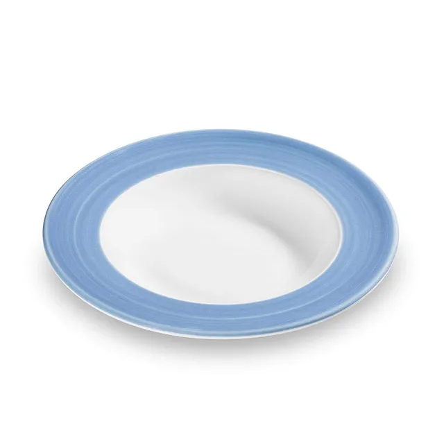 gmundner-keramik-gourmet-suppenteller-24-cm-variation-blau image 1