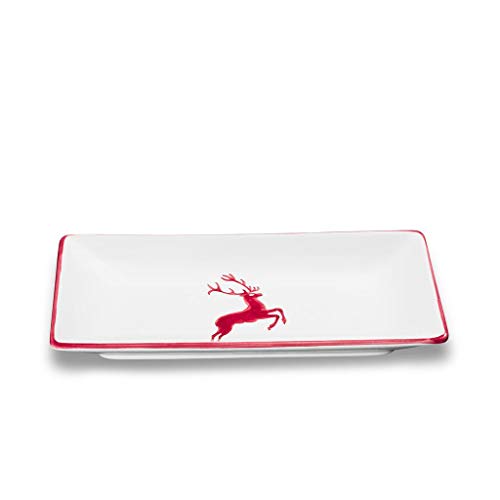 gmundner-keramik-snackschale-bordeauxroter-hirsch-22-x-11-cm-handgemacht-in-ster image 3