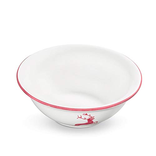 gmundner-keramik-salatsch-ssel-bordeauxroter-hirsch-0-5-liter-handgemacht-in-ste image 4