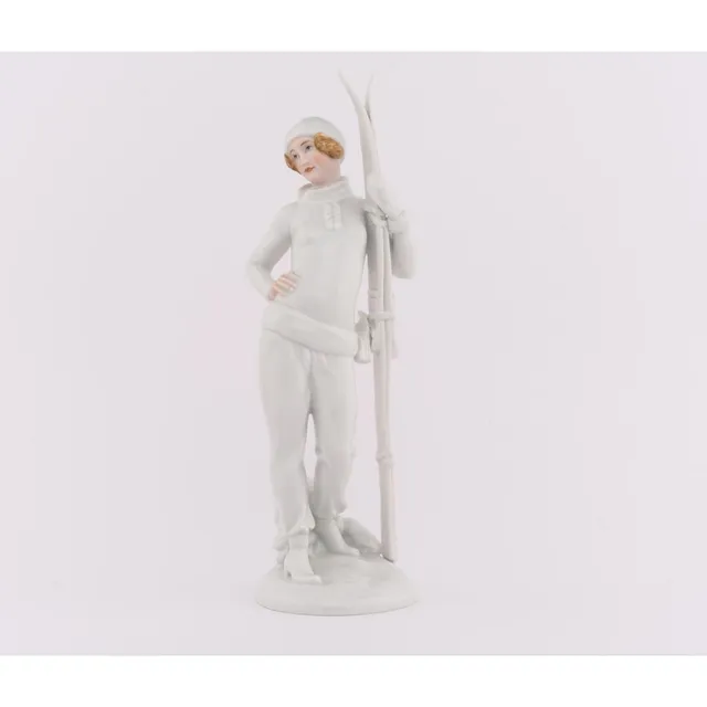 augarten-porzellanfigur-schifahrerin image 1