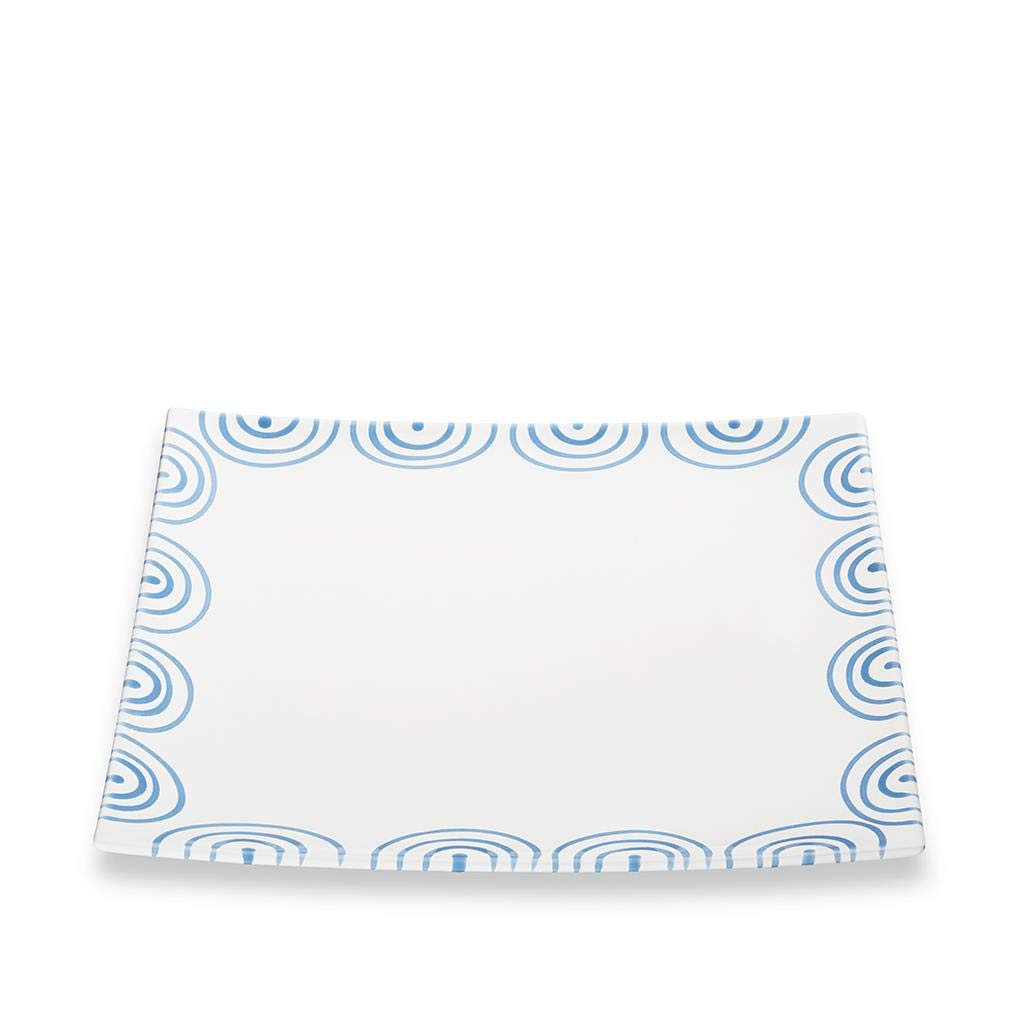 gmundner-keramik-platzteller-eckig-31-x-31-cm-blaugeflammt image 1