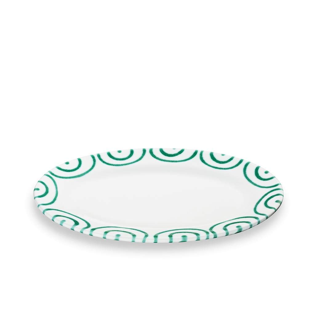 gmundner-keramik-platte-oval-21-x-14-cm-gr-ngeflammt-handgemacht-in-sterreich image 1