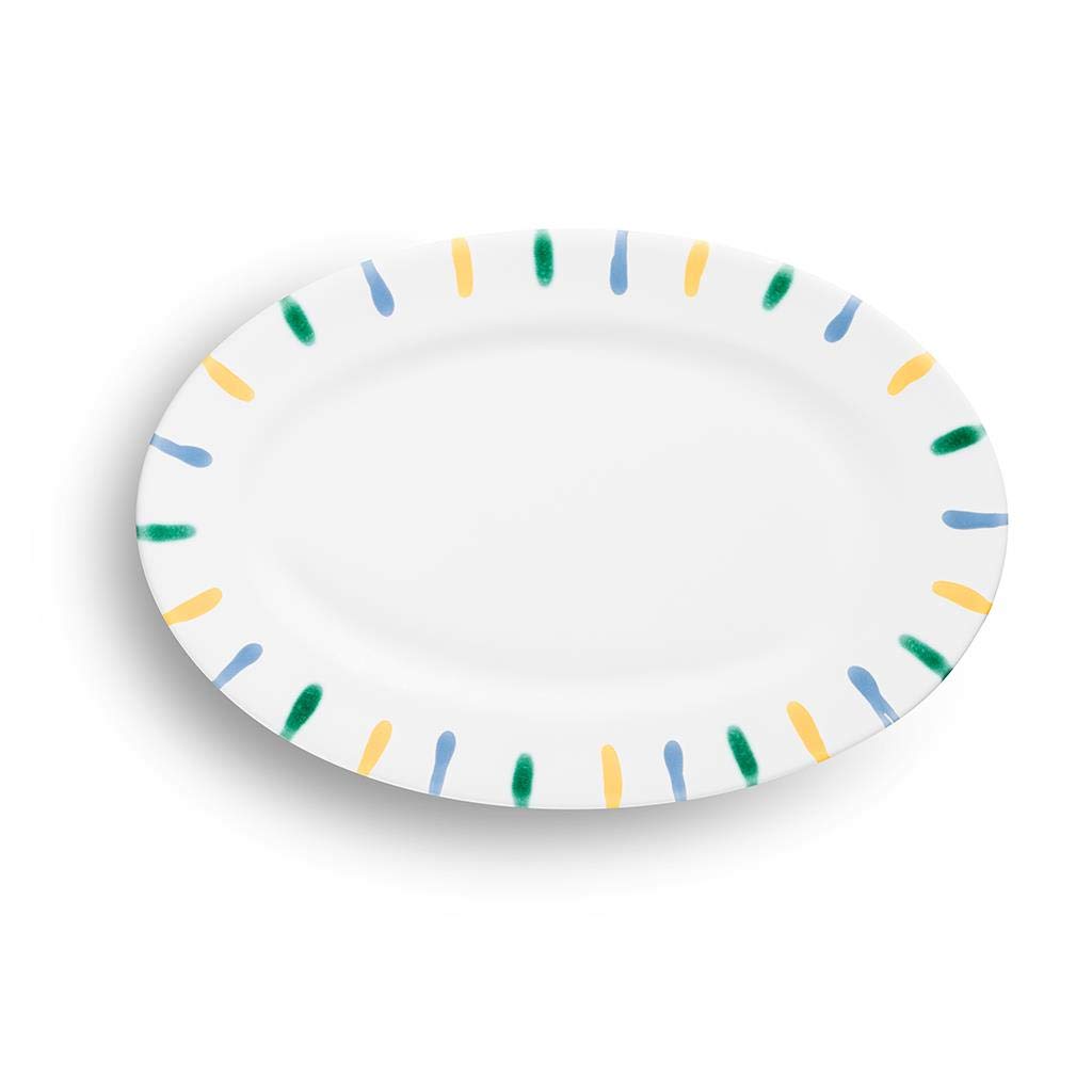gmundner-keramik-platte-oval-21-x-14-cm-buntgeflammt-handgemacht-in-sterreich image 2