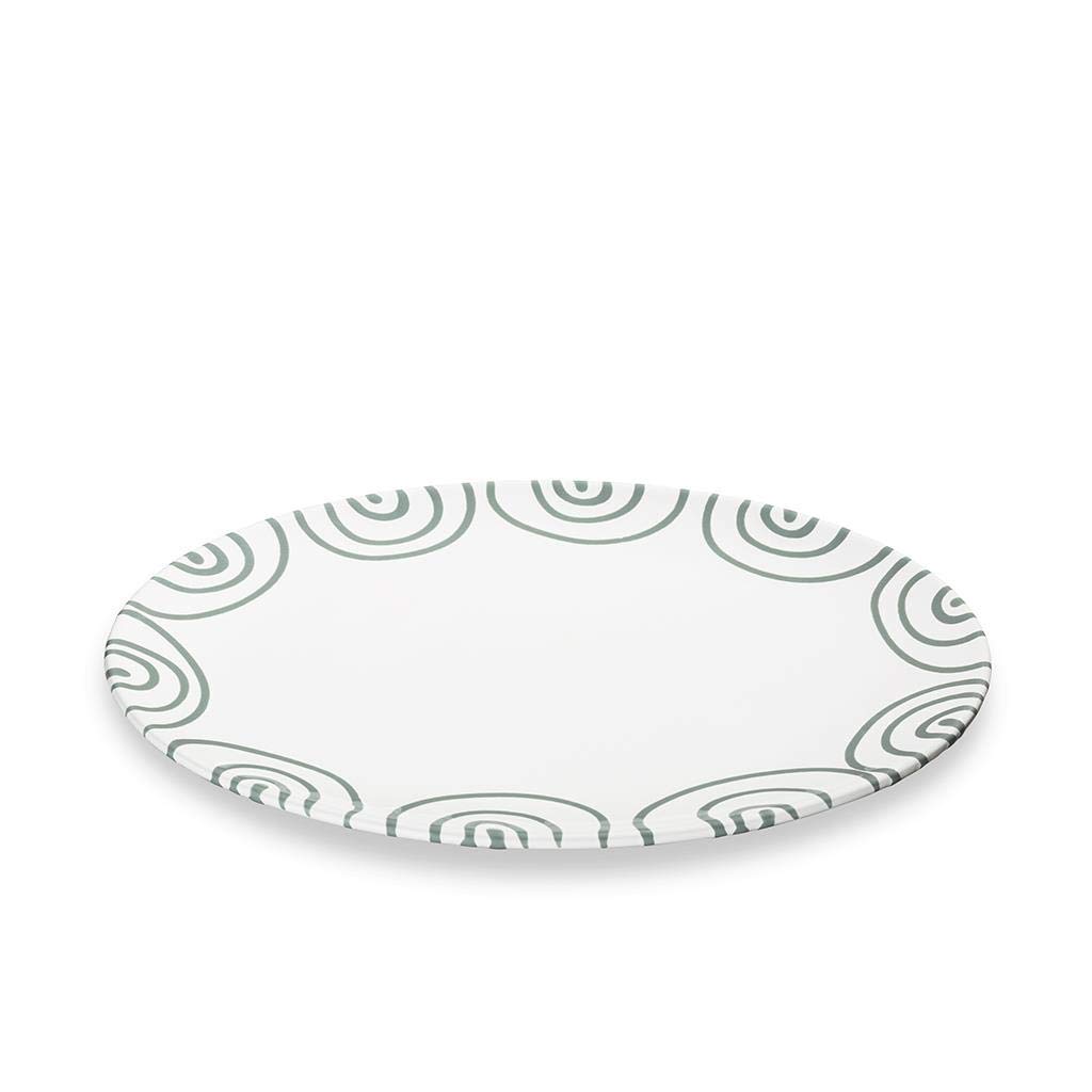 gmundner-keramik-platte-oval-28-cm-graugeflammt image 1