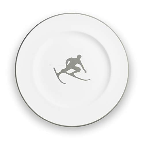 gmundner-keramik-dessertteller-gourmet-grauer-toni-22-cm-handgemacht image 4