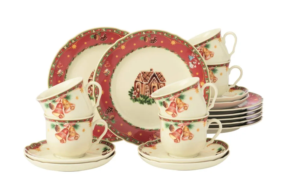 seltmann-weiden-marie-luise-kaffeeservice-18-teilig-weihnachtsnostalgie-f-r-6-pe image 1