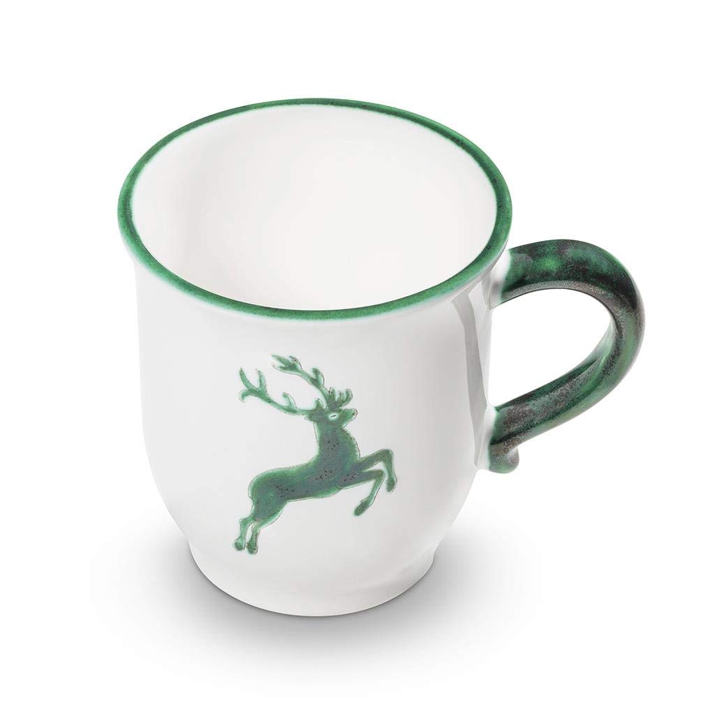gmundner-keramik-schokotasse-0-3-liter-gr-ner-hirsch-kaffeetasse-handgemacht-in- image 2
